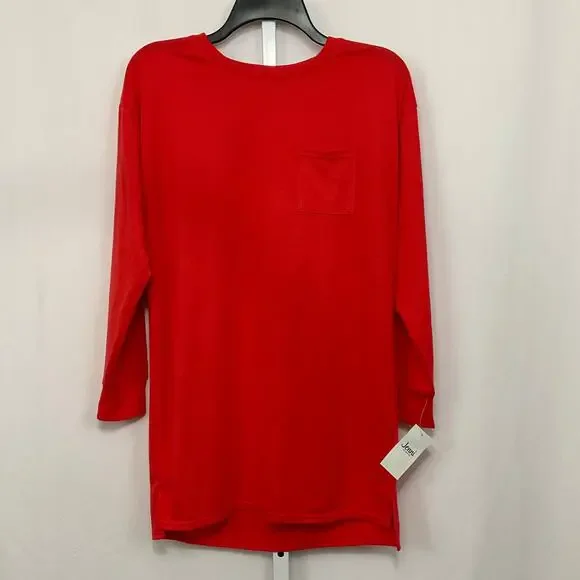 Jenni Women’s Soft Sleep Night Shirt Red Size XS - Picture 1 of 4